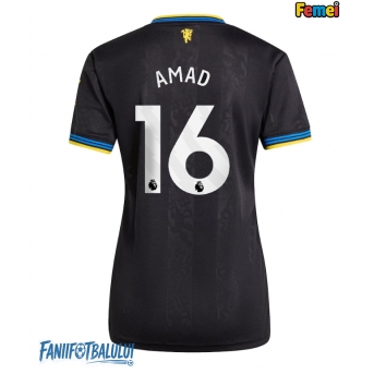 Manchester United Amad Diallo #16 Tricou Fotbal Replică 2025-26 Femei Treilea